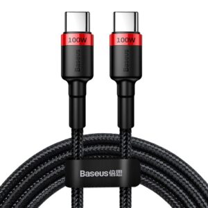 Baseus 100W Flash Charging Data Cable – Black Grey