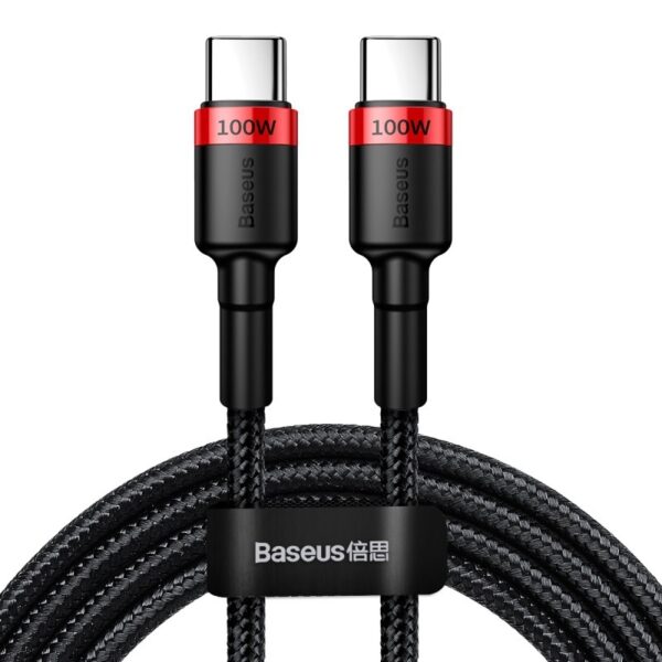 Baseus 100W Flash Charging Data Cable – Black Grey