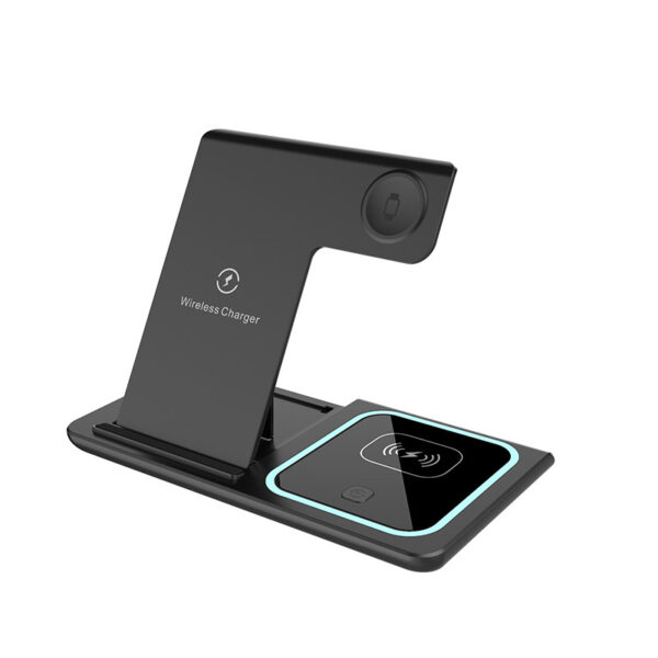 3‑in‑1 Phone Watch Headset Wireless Charger Folding Stand - Image 4