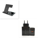 3‑in‑1 Phone Watch Headset Wireless Charger Folding Stand