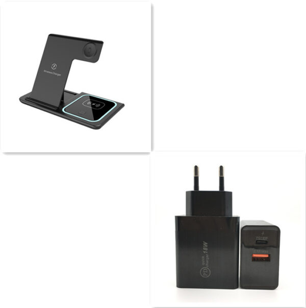 3‑in‑1 Phone Watch Headset Wireless Charger Folding Stand - Image 7