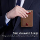 Wallet For Men – Slim Bifold Leather With RFID & Money Clip