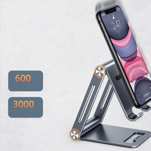 UGREEN Aluminum Mobile Phone Holder – Sleek, Sturdy, Adjustable